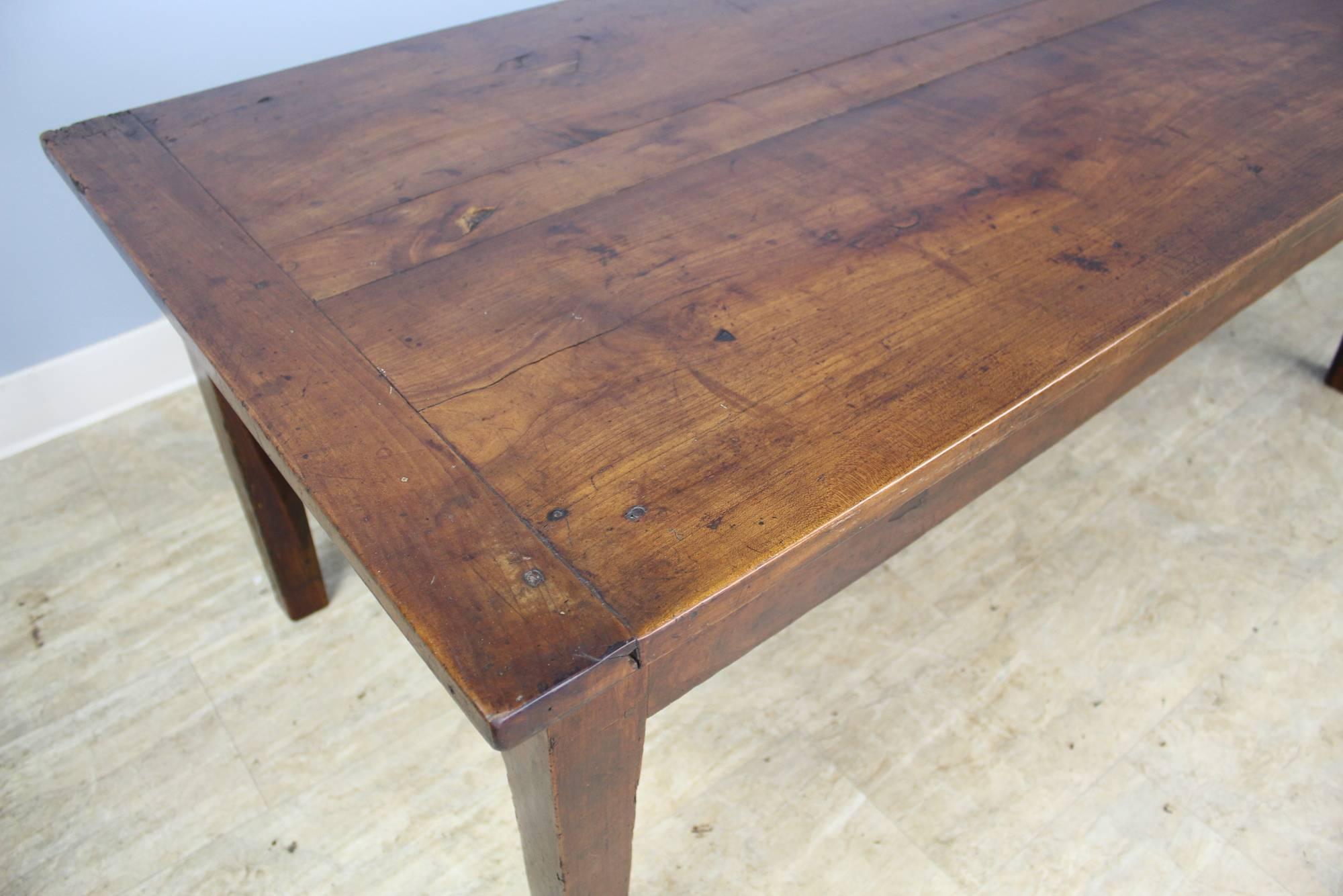 19th Century Two-Drawer Cherry Coffee Table