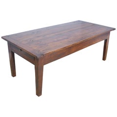 Antique Two-Drawer Cherry Coffee Table