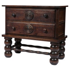 Two Drawer Chest of Drawers by Charles Dudouyt