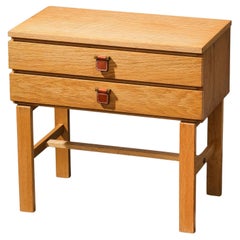 Table console à deux tiroirs en Oak modèle "Charmant" par Sigurd Göransson, années 1960
