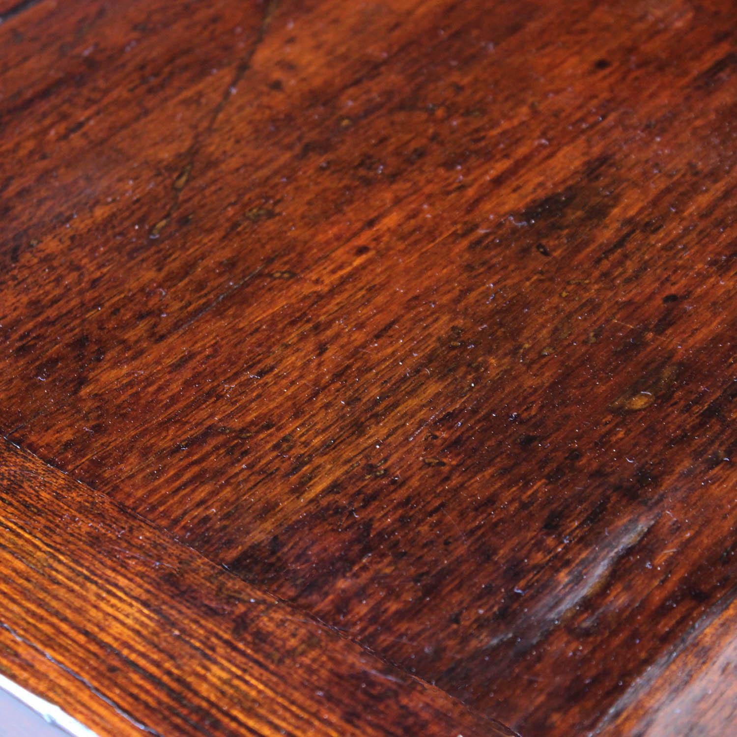 Two-Drawer Elm Table In Good Condition In San Francisco, CA