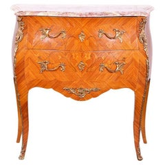 Two-Drawer Inlaid Commode
