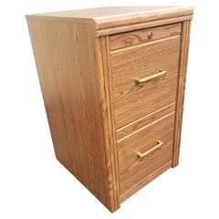 Two-Drawer Locking Filing Cabinet with Build-In Hanging File Folder Rails
