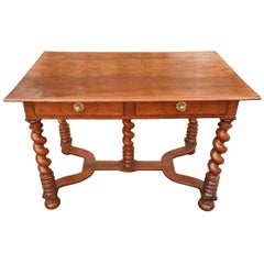 Two-Drawer Side Table, France, 19th Century