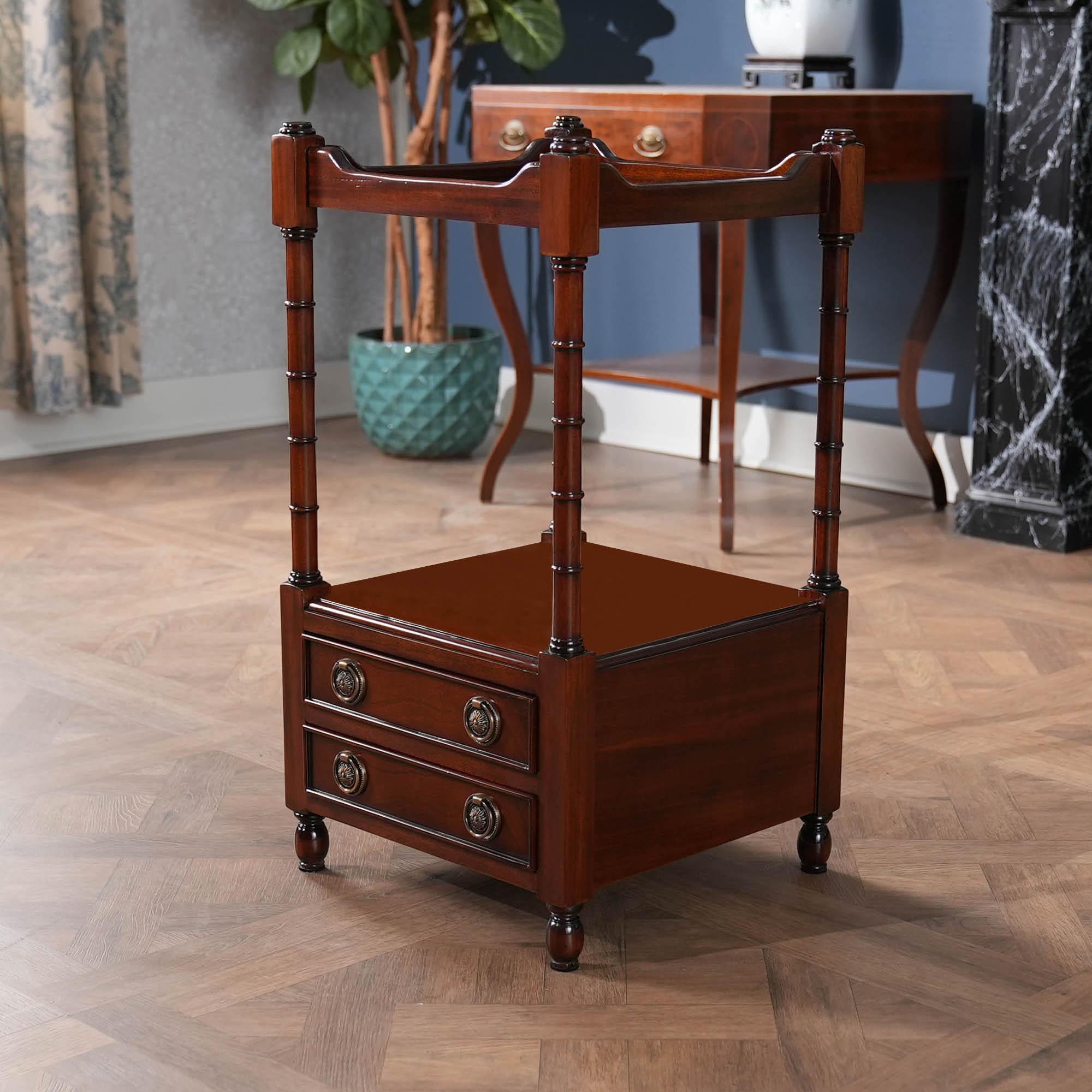 Renaissance Two Drawer Stand For Sale