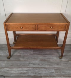 Two-Drawer Walnut Server for John Stuart