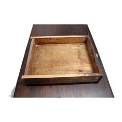 Two Drawer Writing Table W/ Turned Legs