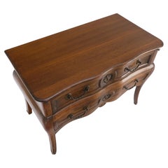 Two Drawers Spanish Colonial Heavy Solid Wood Planks Construction Chest Dresser