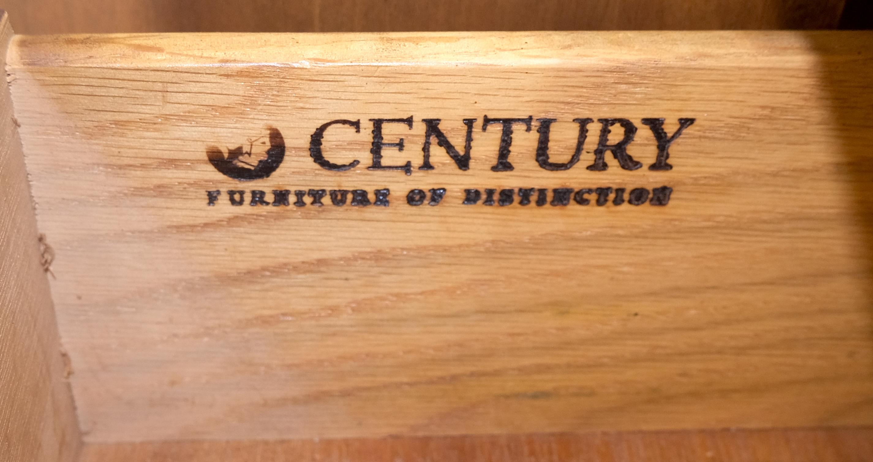 Two Drawers Two Draws Empire Revival Server Credenza Sideboard Cabinet MINT For Sale 12