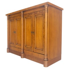 Two Drawers Two Draws Empire Revival Server Credenza Sideboard Cabinet MINT