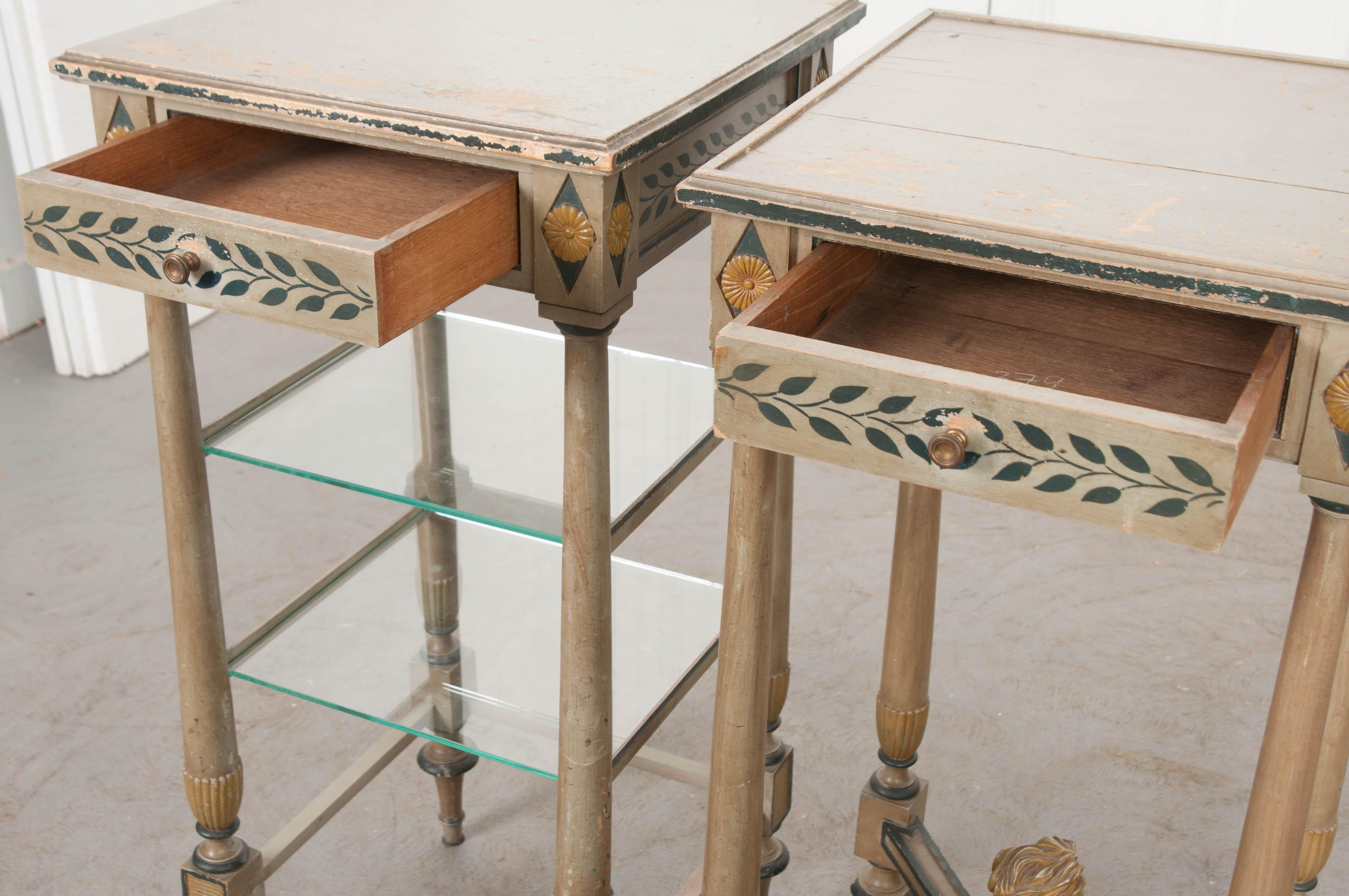 Two Dutch Early 20th Century Side Tables 7