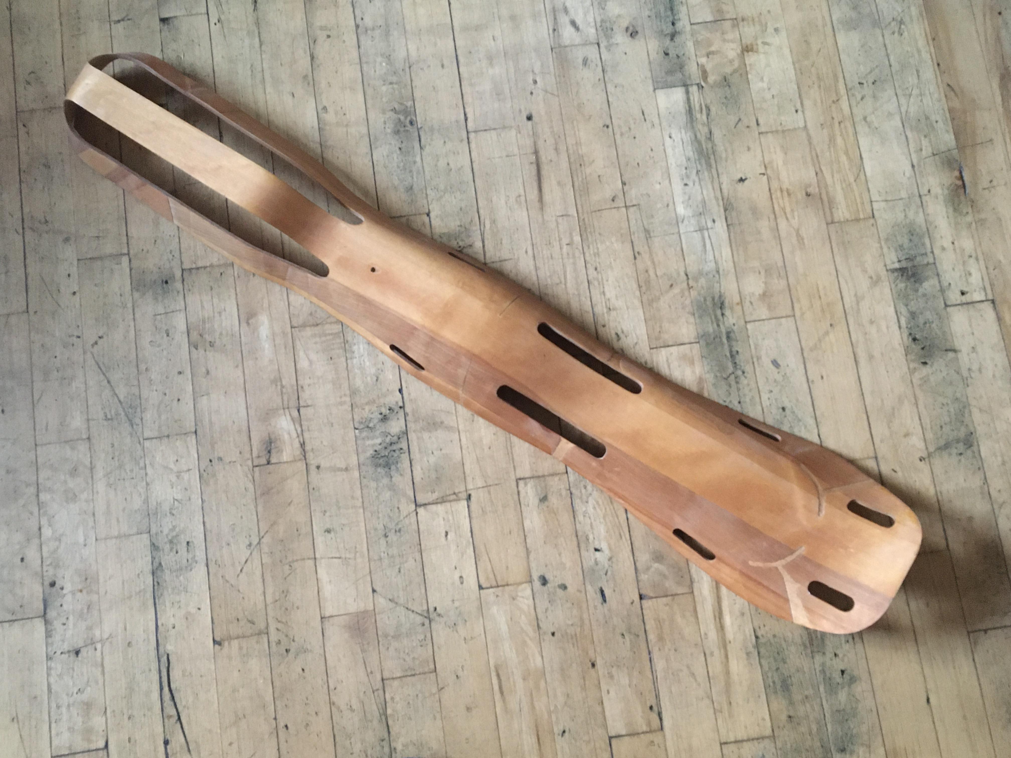 Two Eames Molded Plywood Leg Splints for Evans Only One in Its Original Wrapper In Good Condition In Chicago, IL