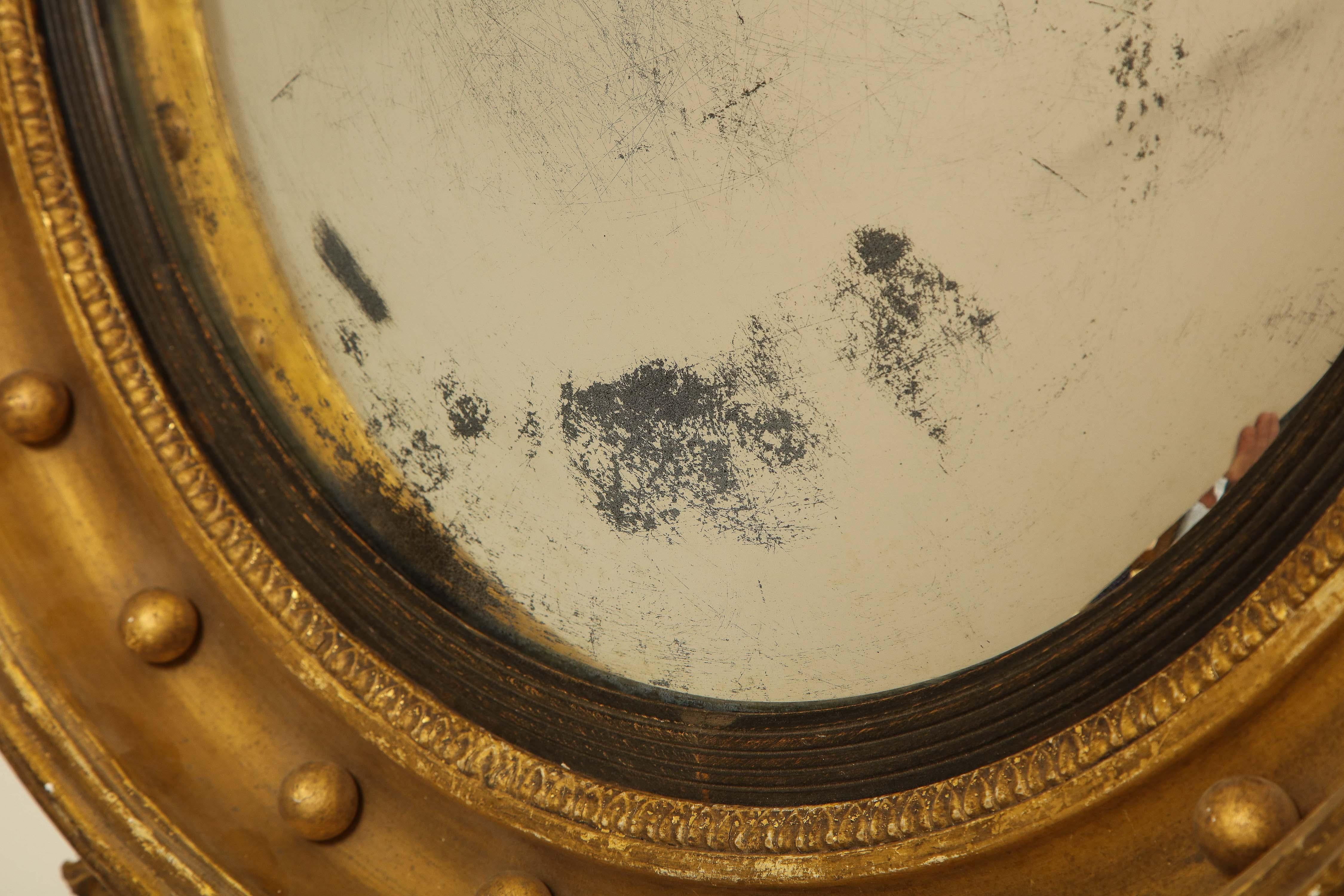 Two Early 19th Century English Convex Mirrors For Sale 12