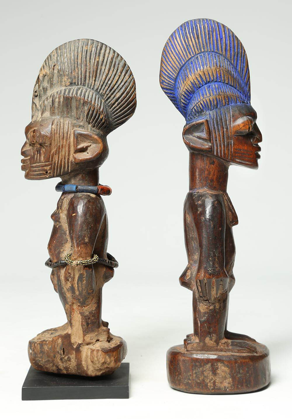 Two Early Yoruba Tribal Ibeji 