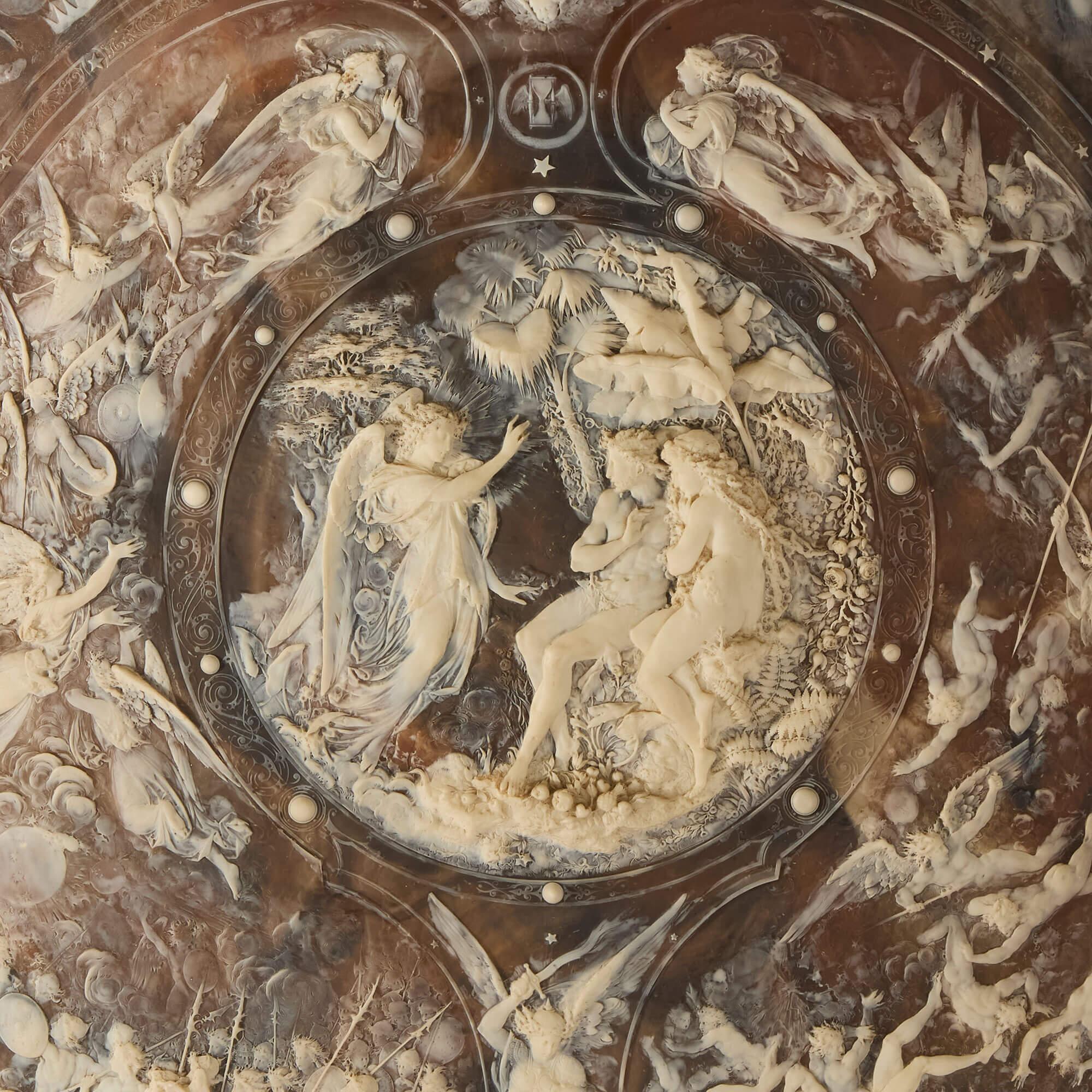 XIXe siècle Deux boucliers 