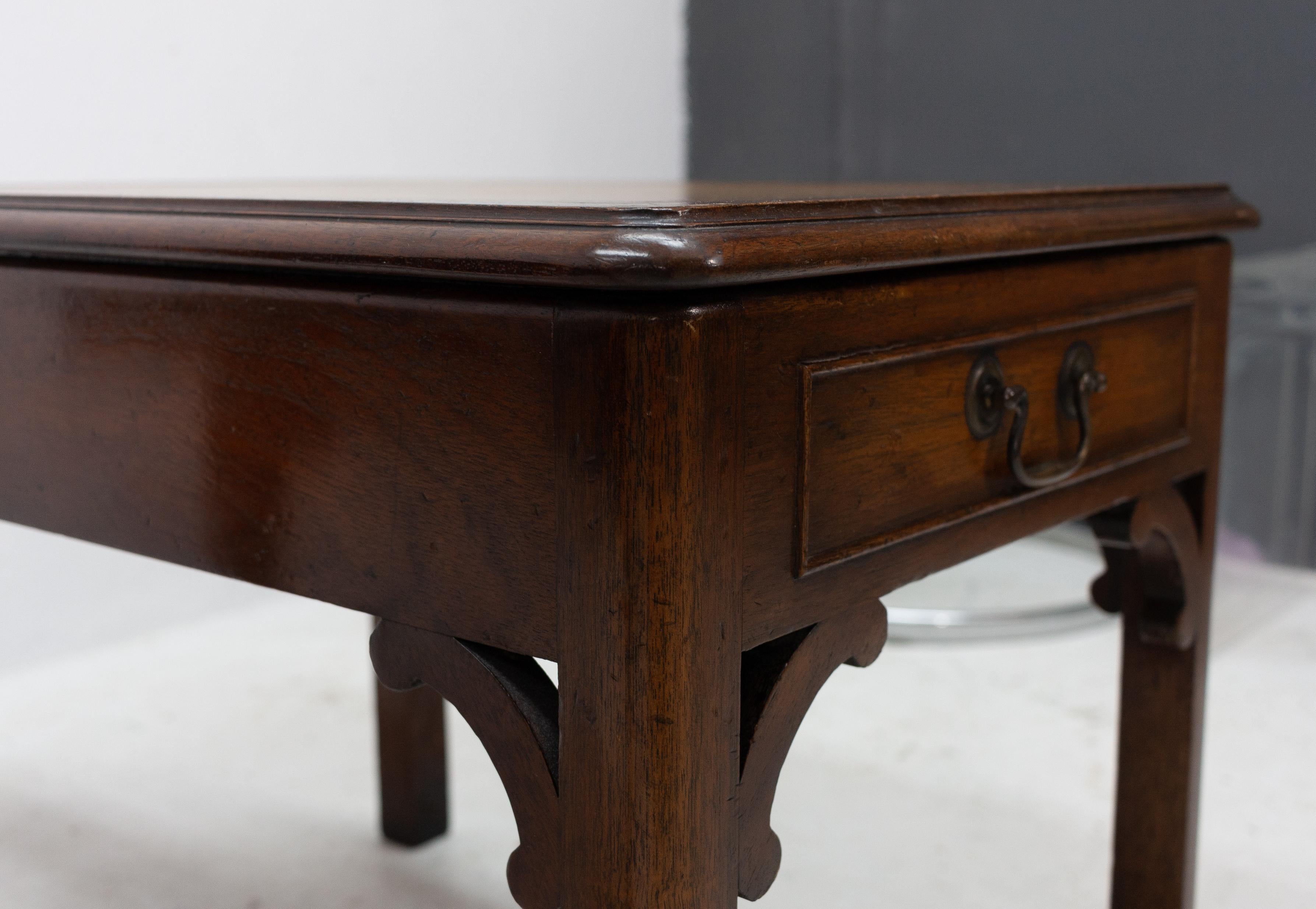 Mid-20th Century Two English Mahogany Side Tables