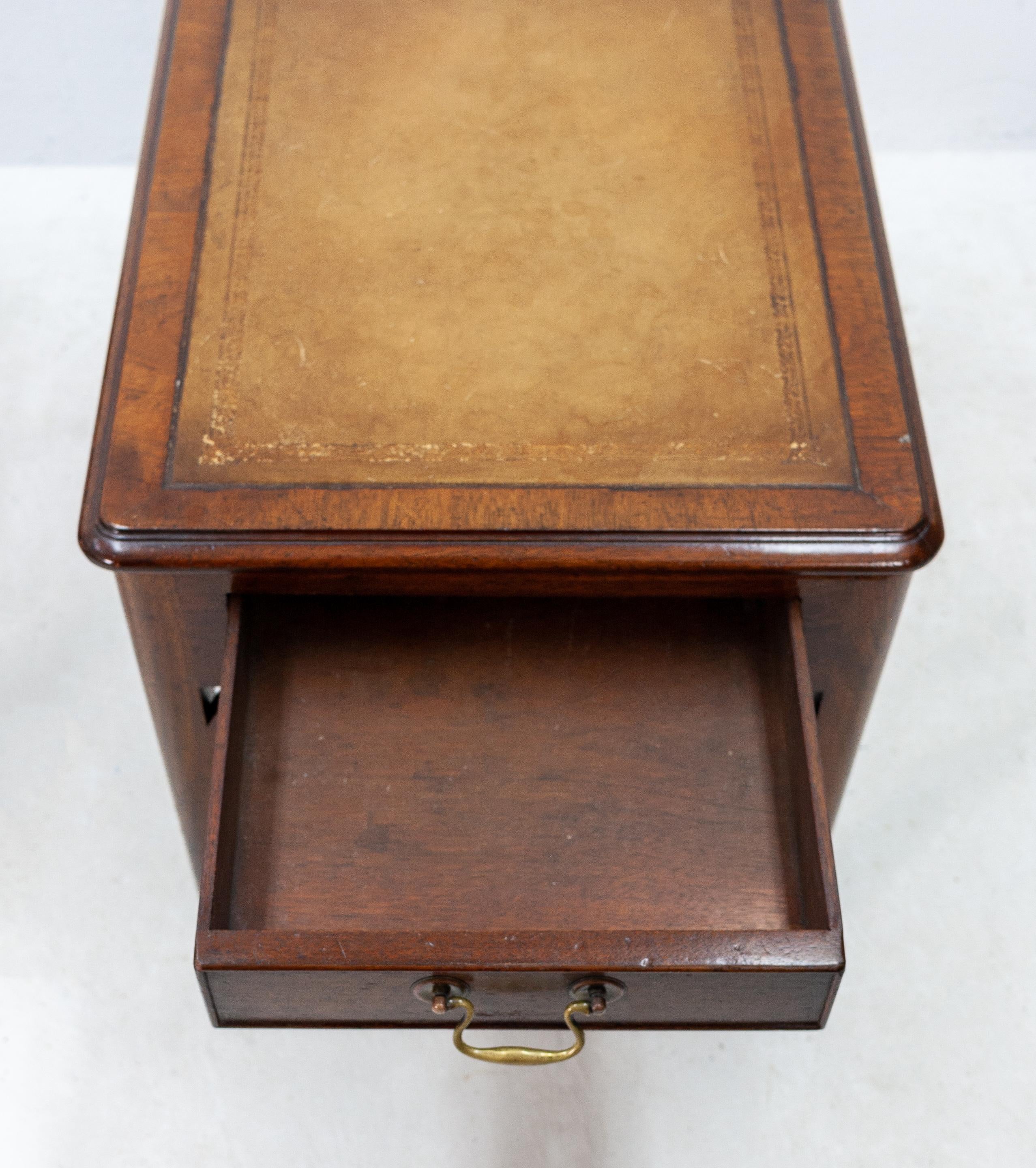 Two English Mahogany Side Tables 2