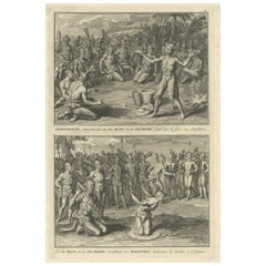 Aufzeichnungen eines Indianerkönigs aus Florida, 1722