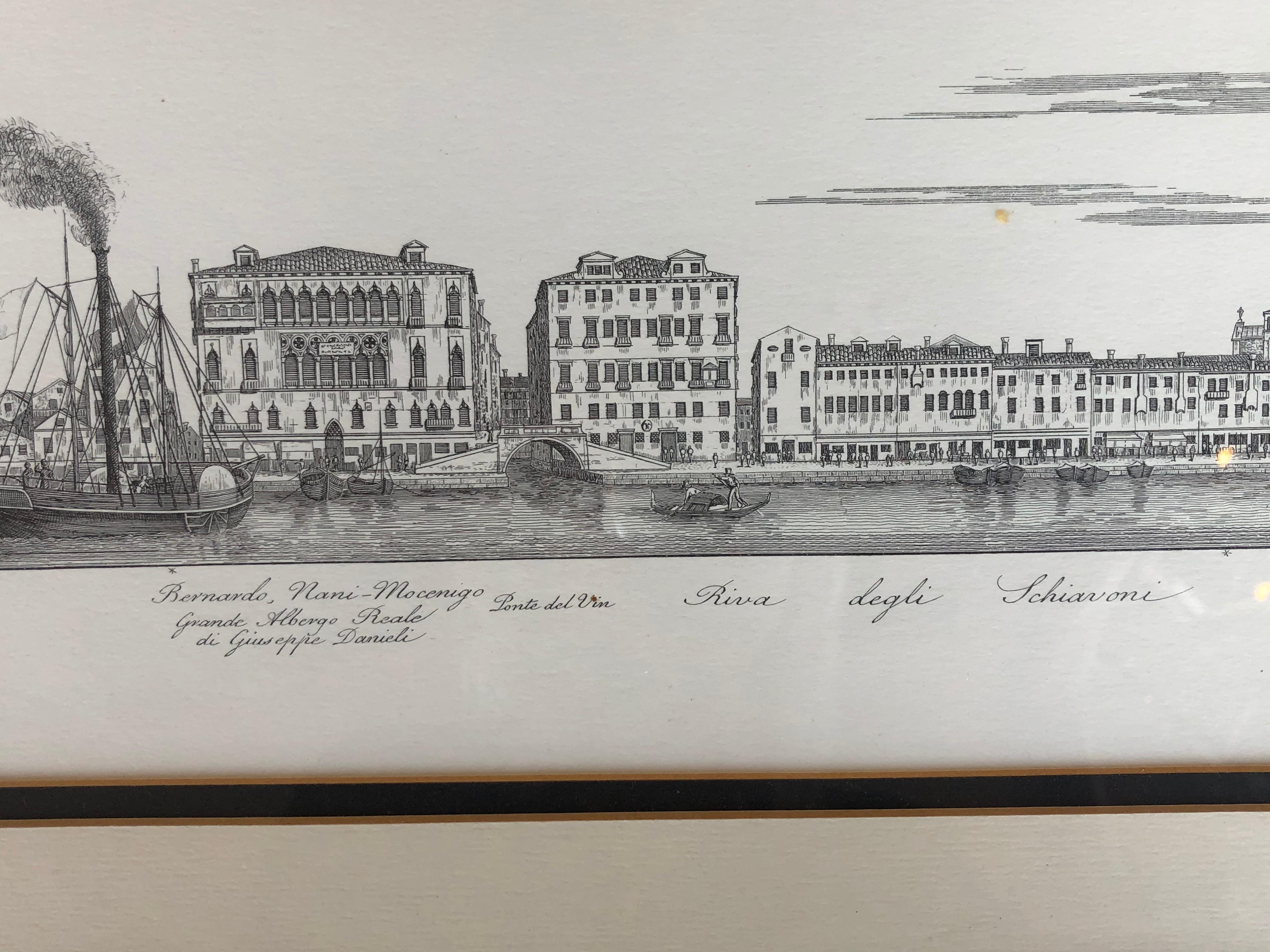 Two Engravings of Italian Cityscapes For Sale 5