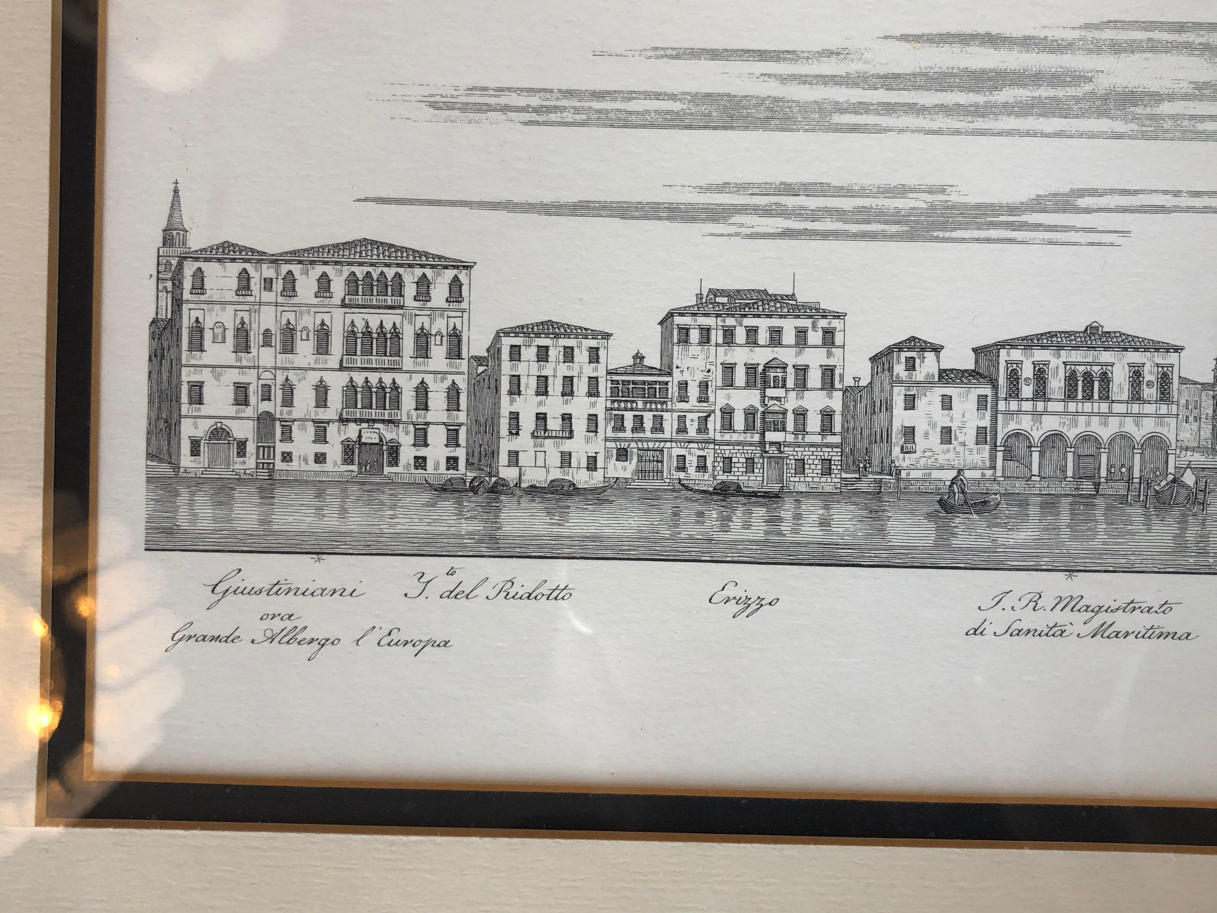 Two Engravings of Italian Cityscapes For Sale 4