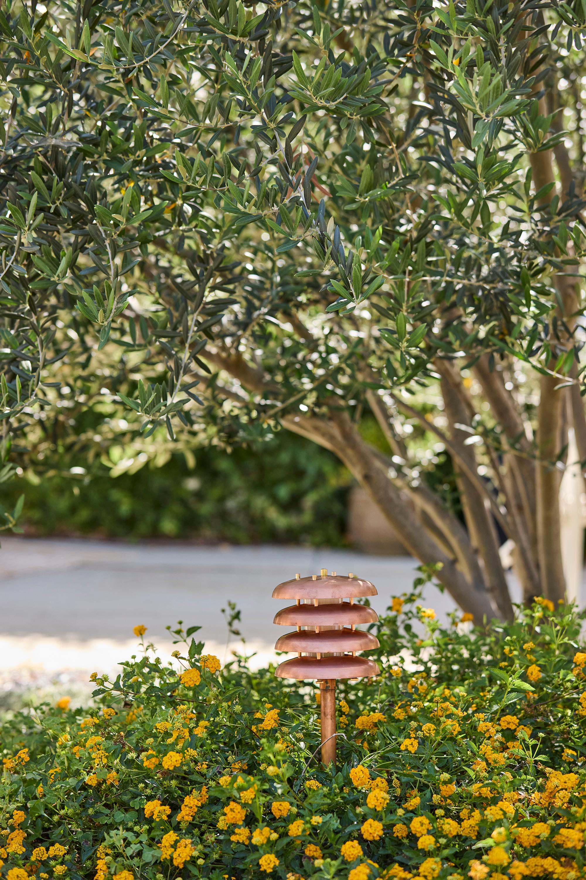 'Gibson' Outdoor Bollard Light in Raw Copper by Gary Gibson In New Condition For Sale In Glendale, CA