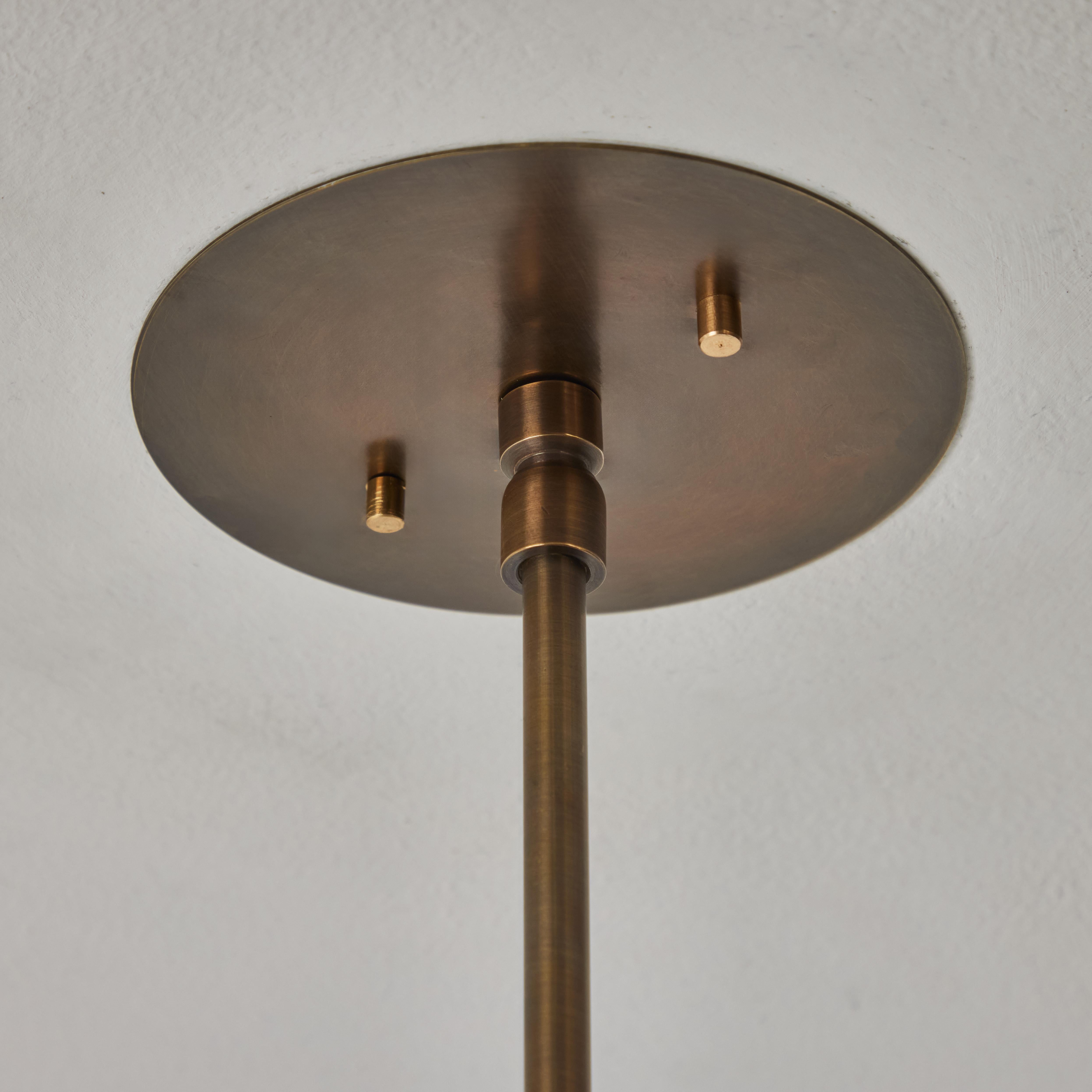 Lampadario a cupola in ottone patinato traforato 'Rey 14' di Raul Reyes In condizioni Nuovo in vendita a Glendale, CA