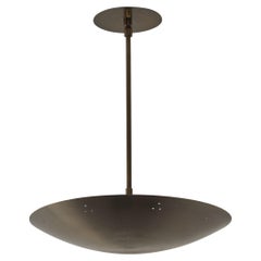 Raul Reyes 'Rey 14' Perforated Patinated Brass Dome Chandelier