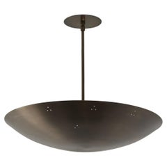Raul Reyes 'Rey 20' Perforated Patinated Brass Dome Chandelier