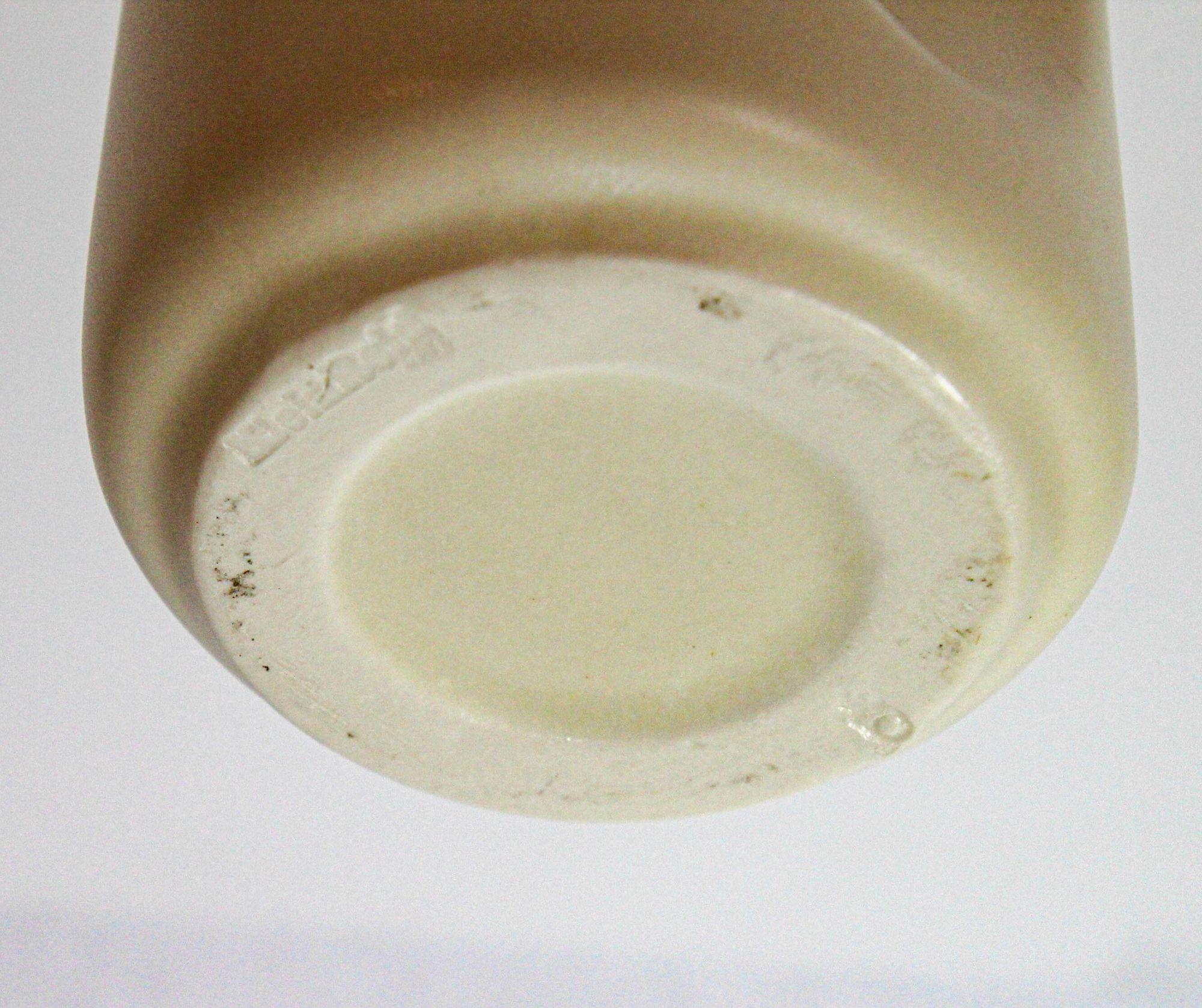 20th Century Two Eva Zeisel Handmade Porcelain Vases for Klein Reid Pottery Minimalist Modern