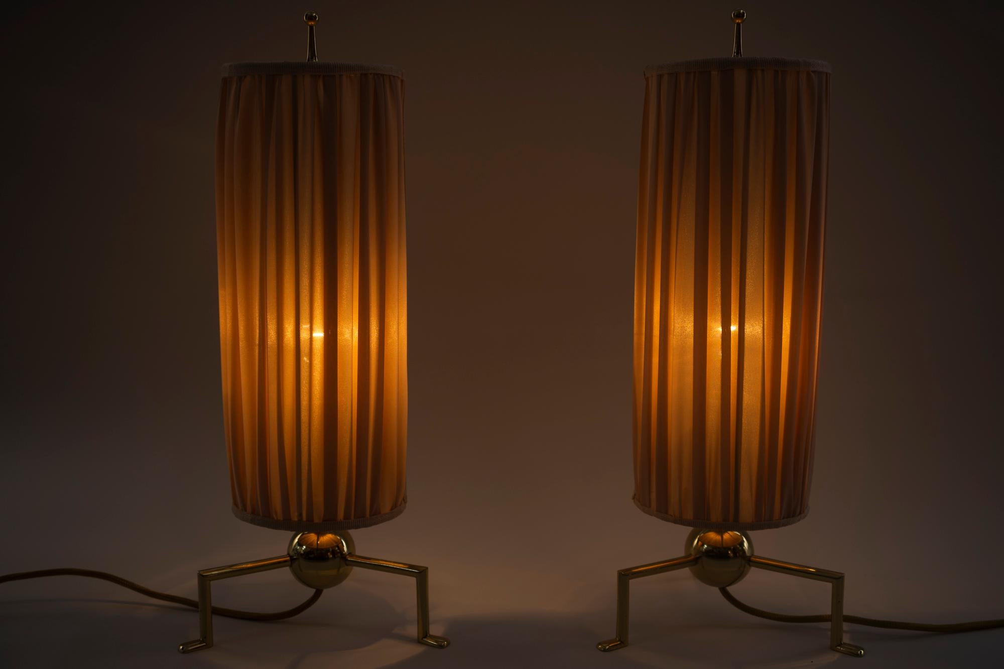 Two Exclusive and Rare Art Deco Table Lamp, Vienna, 1920s For Sale 11