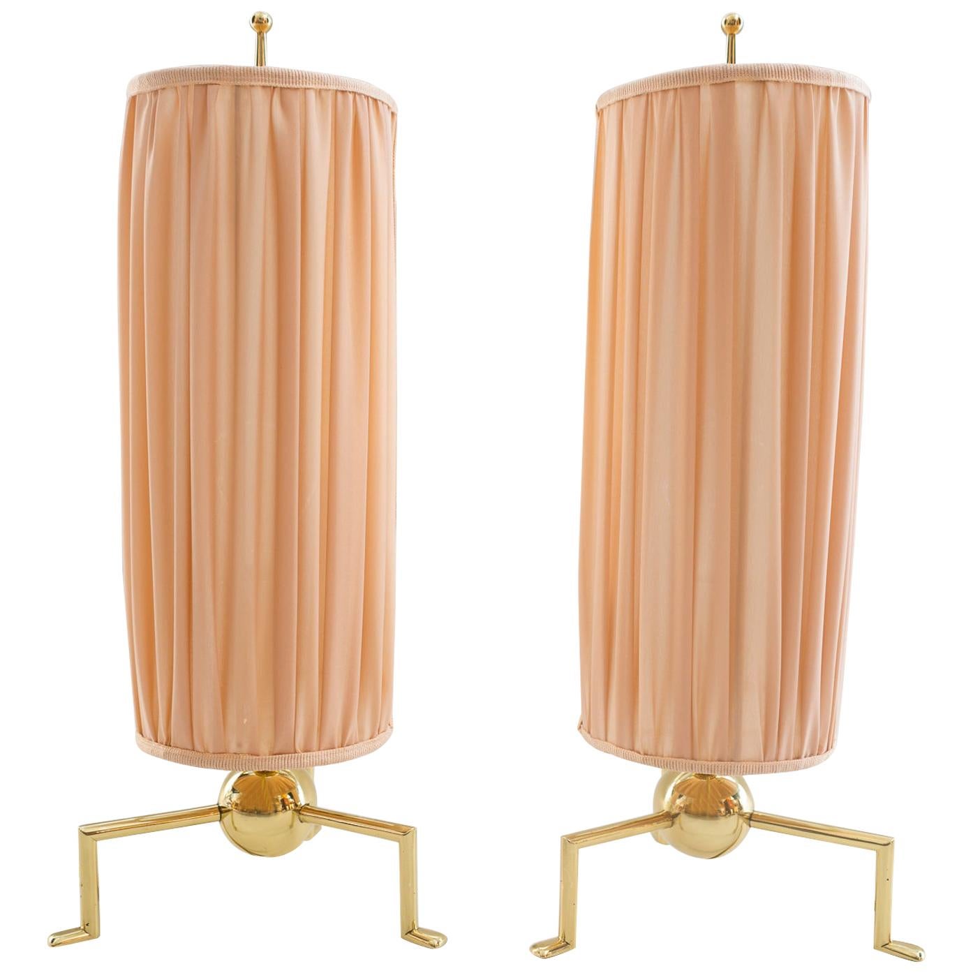Two Exclusive and Rare Art Deco Table Lamp, Vienna, 1920s