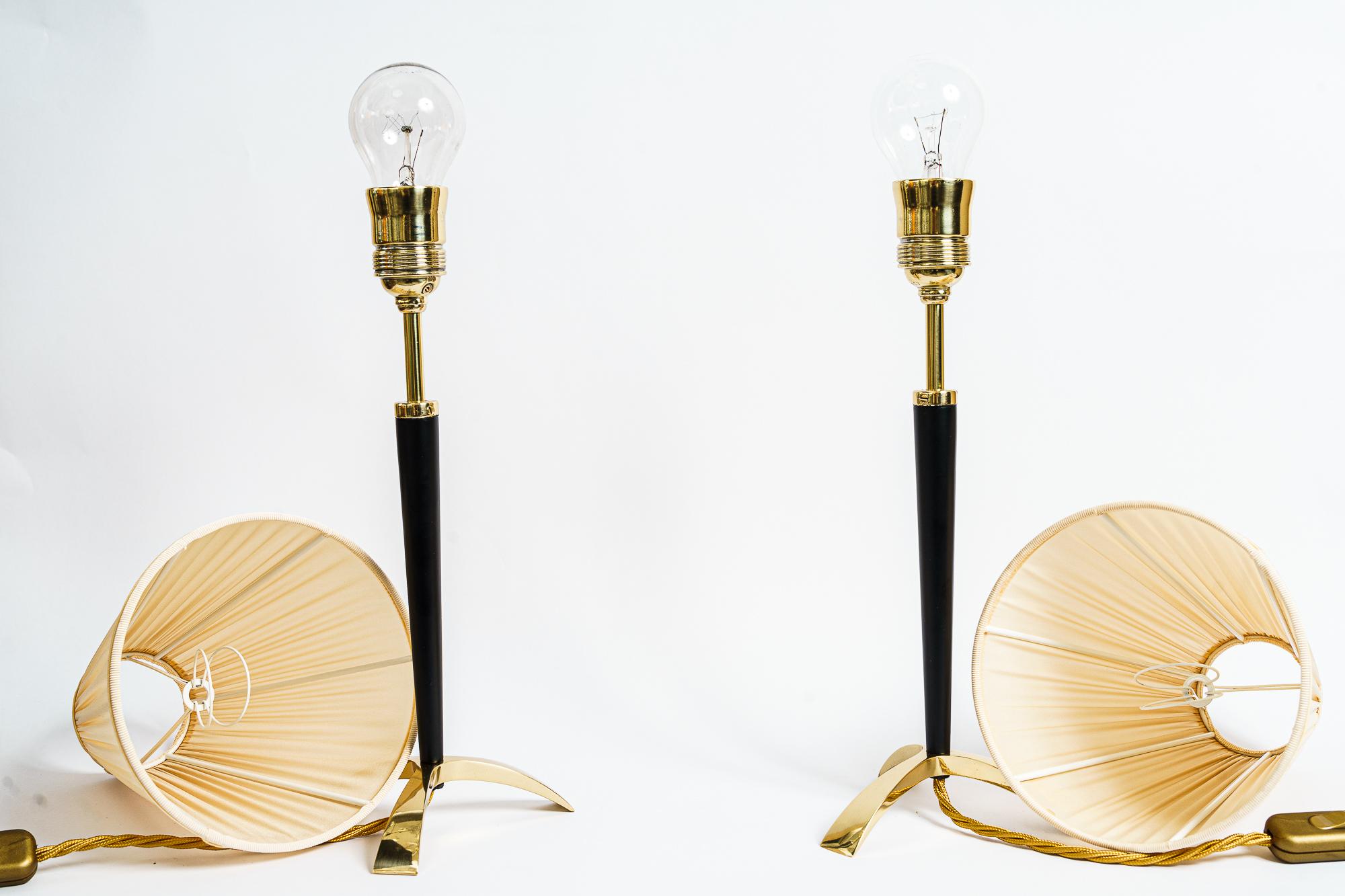 Two Extendable Table Lamps by J.T. Kalmar, circa 1950s For Sale 5
