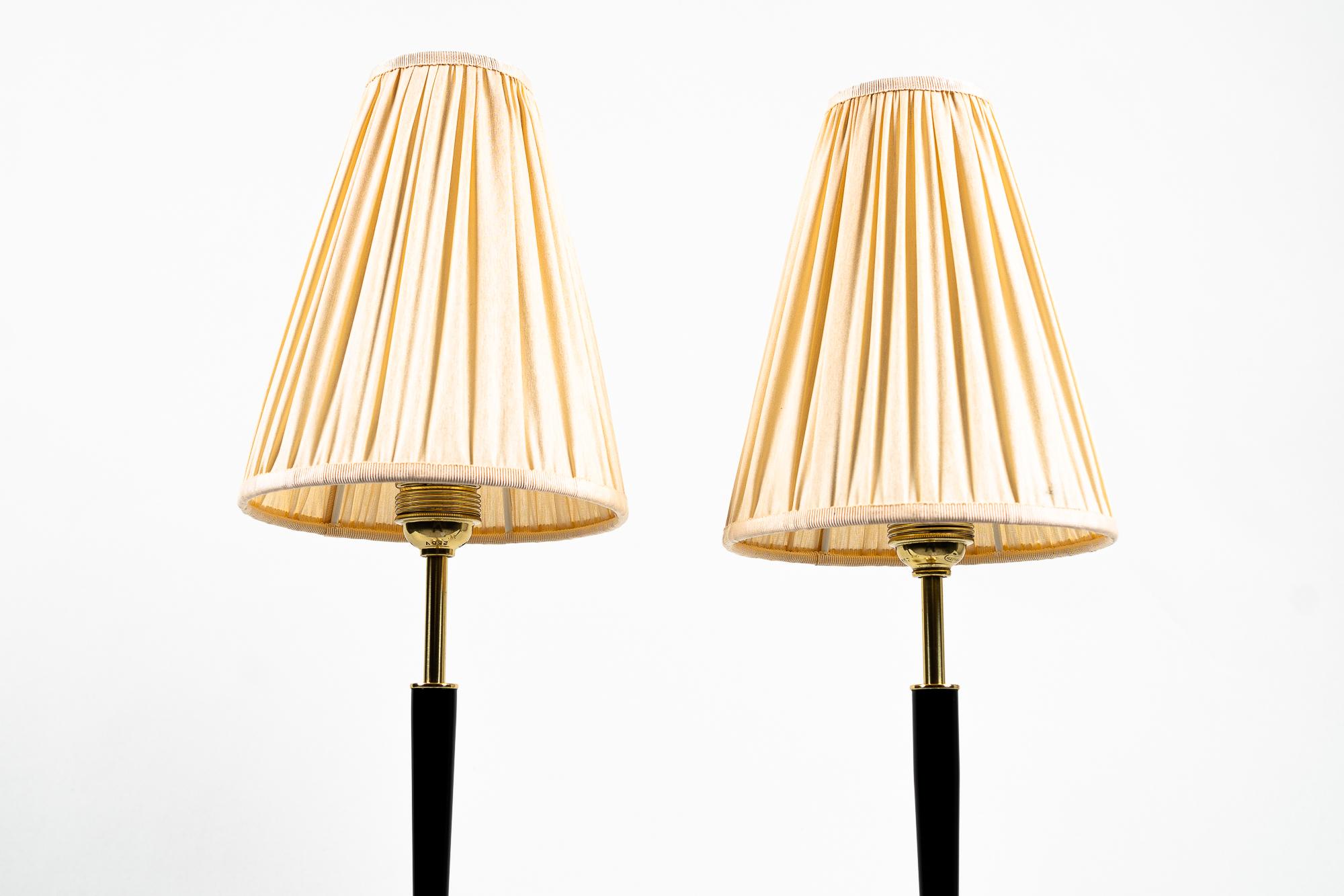 Mid-Century Modern Two Extendable Table Lamps by J.T. Kalmar, circa 1950s