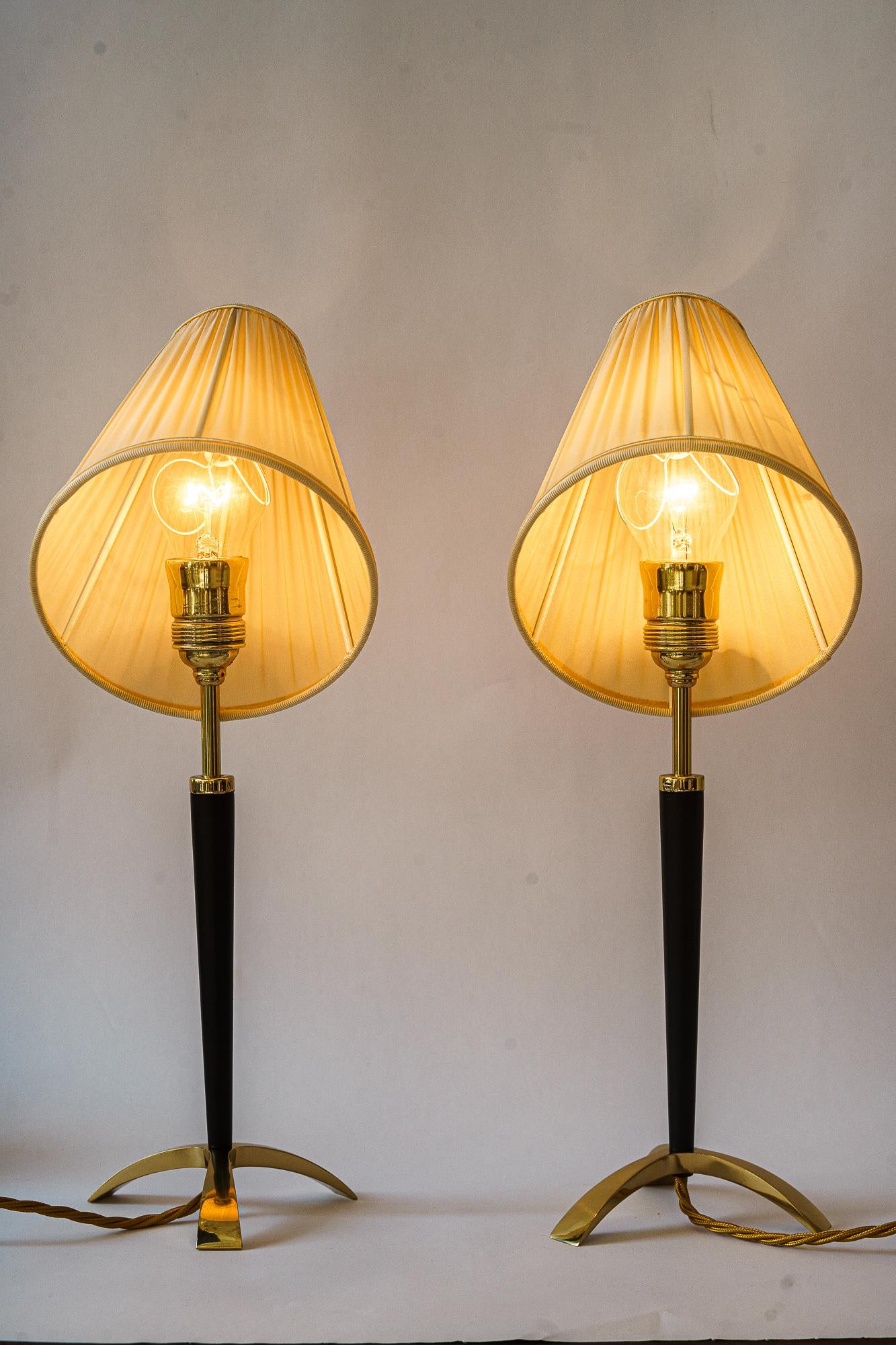 Two Extendable Table Lamps by J.T. Kalmar, circa 1950s In Good Condition For Sale In Wien, AT