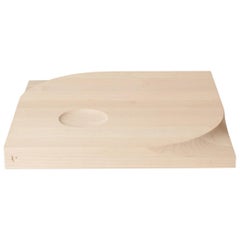 Two-sided Maple Wood Cutting Board and Serving Plate, Quadrato, Made in Italy