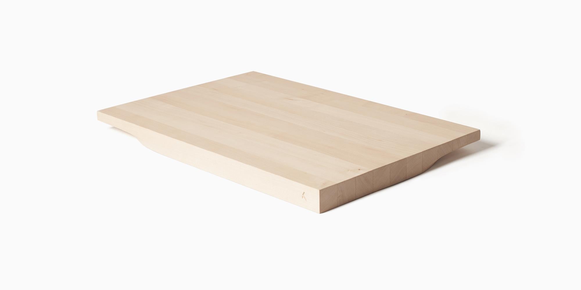 Two-sided Maple Wood Cutting Board and Serving Plate, Rettangolo, Made in Italy For Sale 1