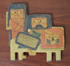 Two Fantoni Caveman Plaques