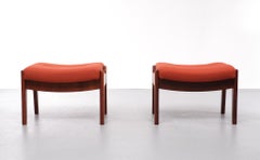 Two Farstrup Adjustable Footstools, Sweden