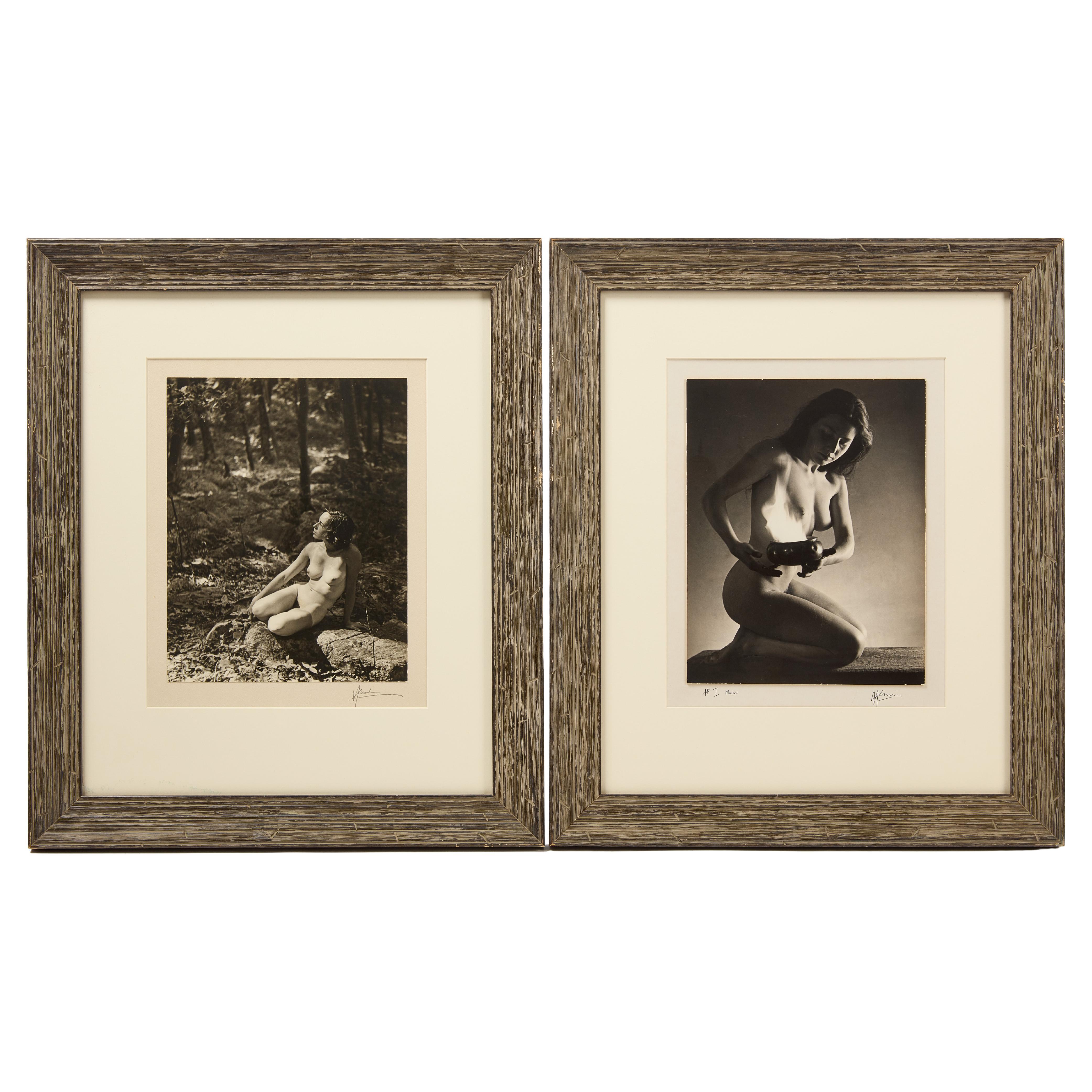 Due fotografie di nudo femminile