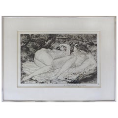 "Two Females" by Andre Dunoyer de Segonzac