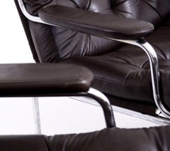 Feine Loungesessel im Stil von Bruno Mathsson, 1960er Jahre