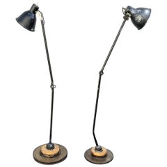 Vintage Two Floor Lamps by Gimo Fero