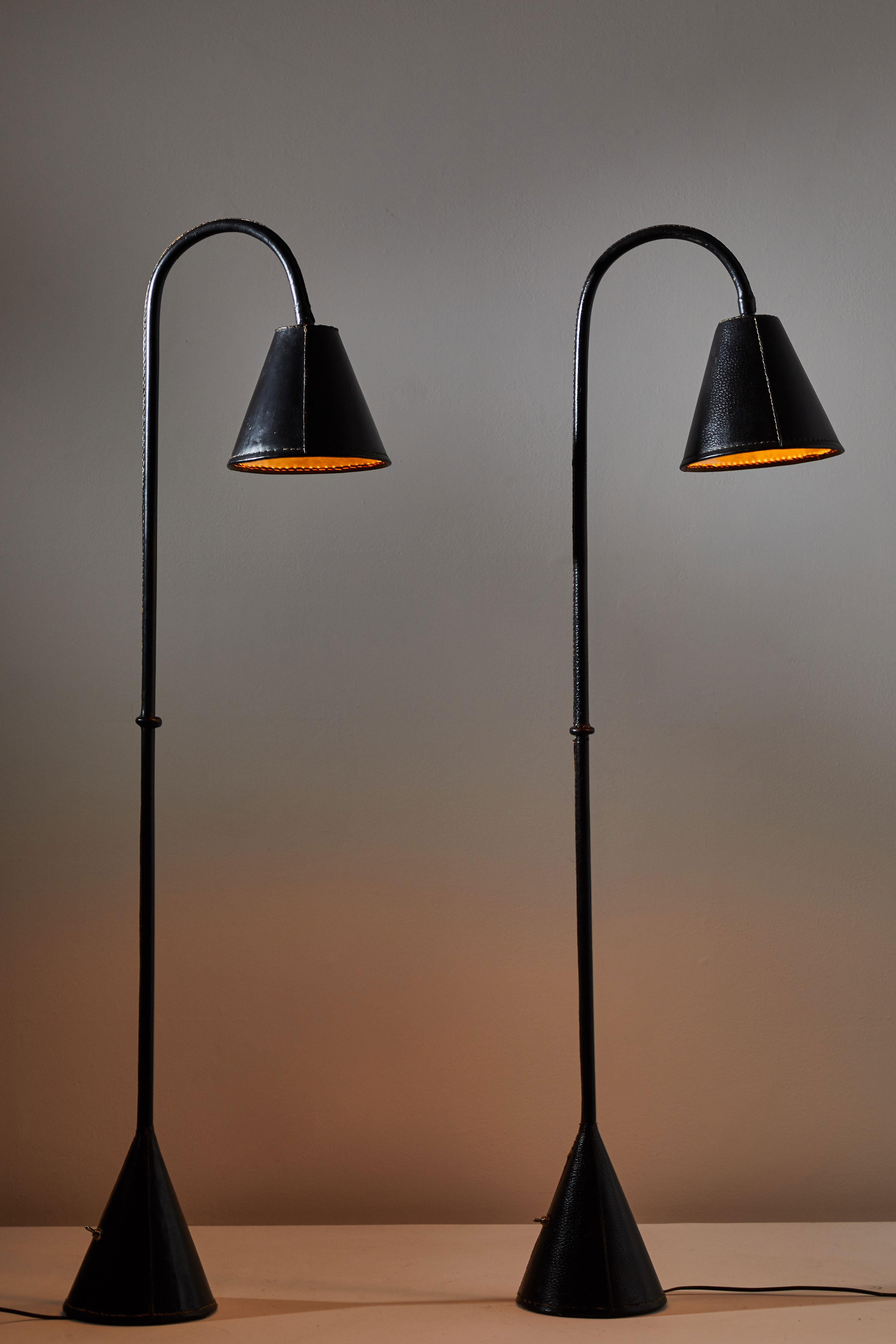 Mid-Century Modern Two Floor Lamps by Valenti