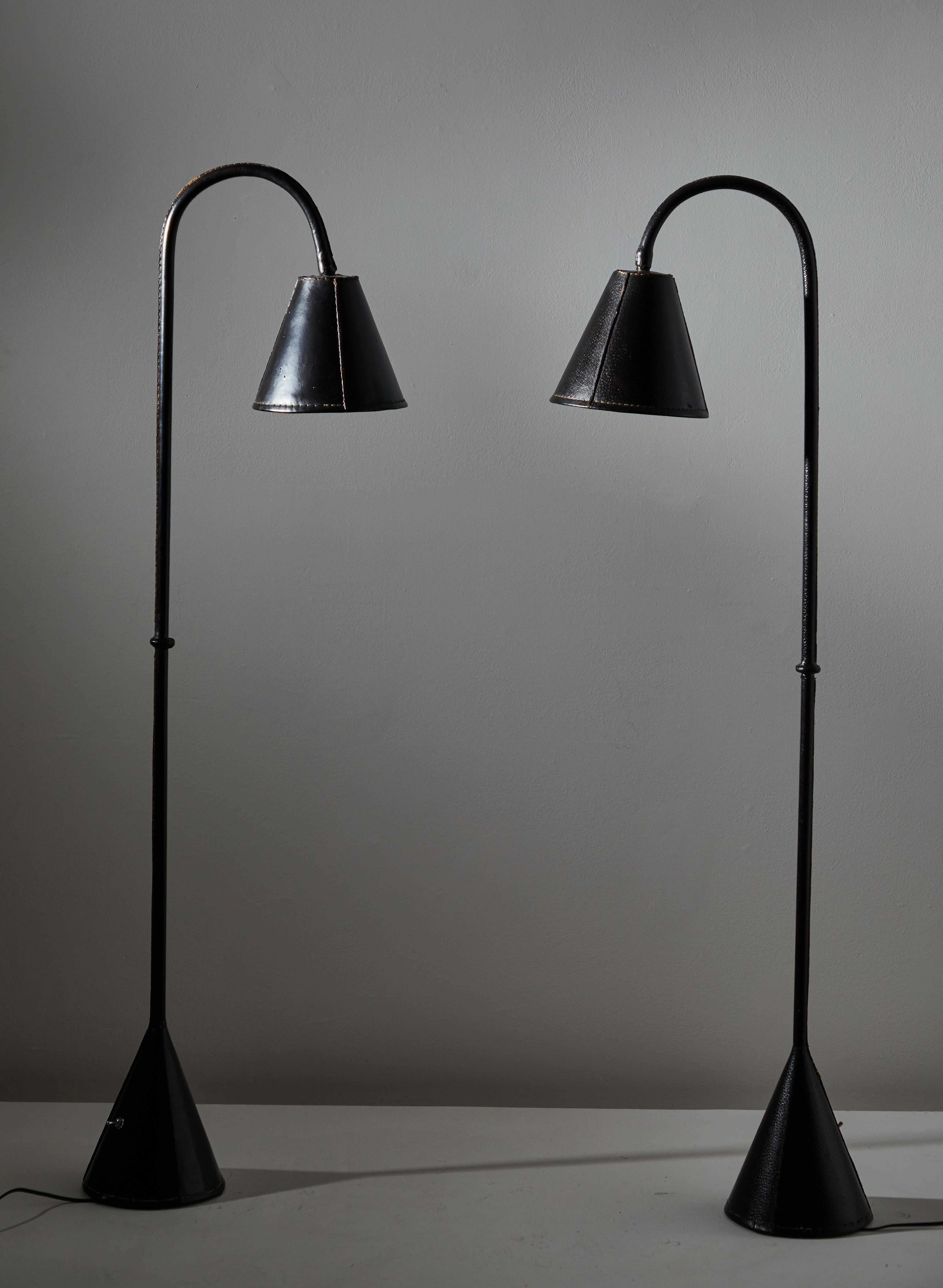 Mid-20th Century Two Floor Lamps by Valenti