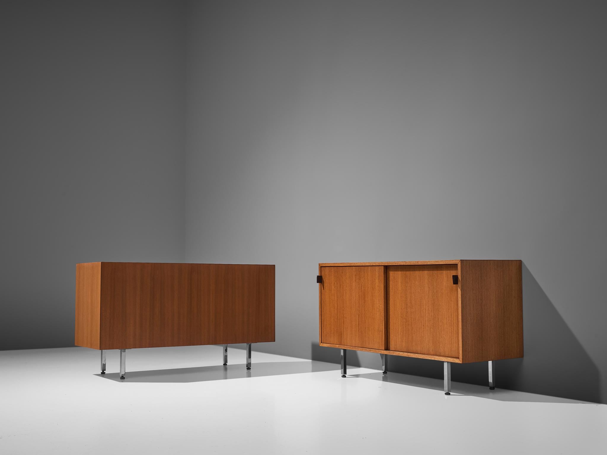 Two Florence Knoll Sideboards in Walnut 2