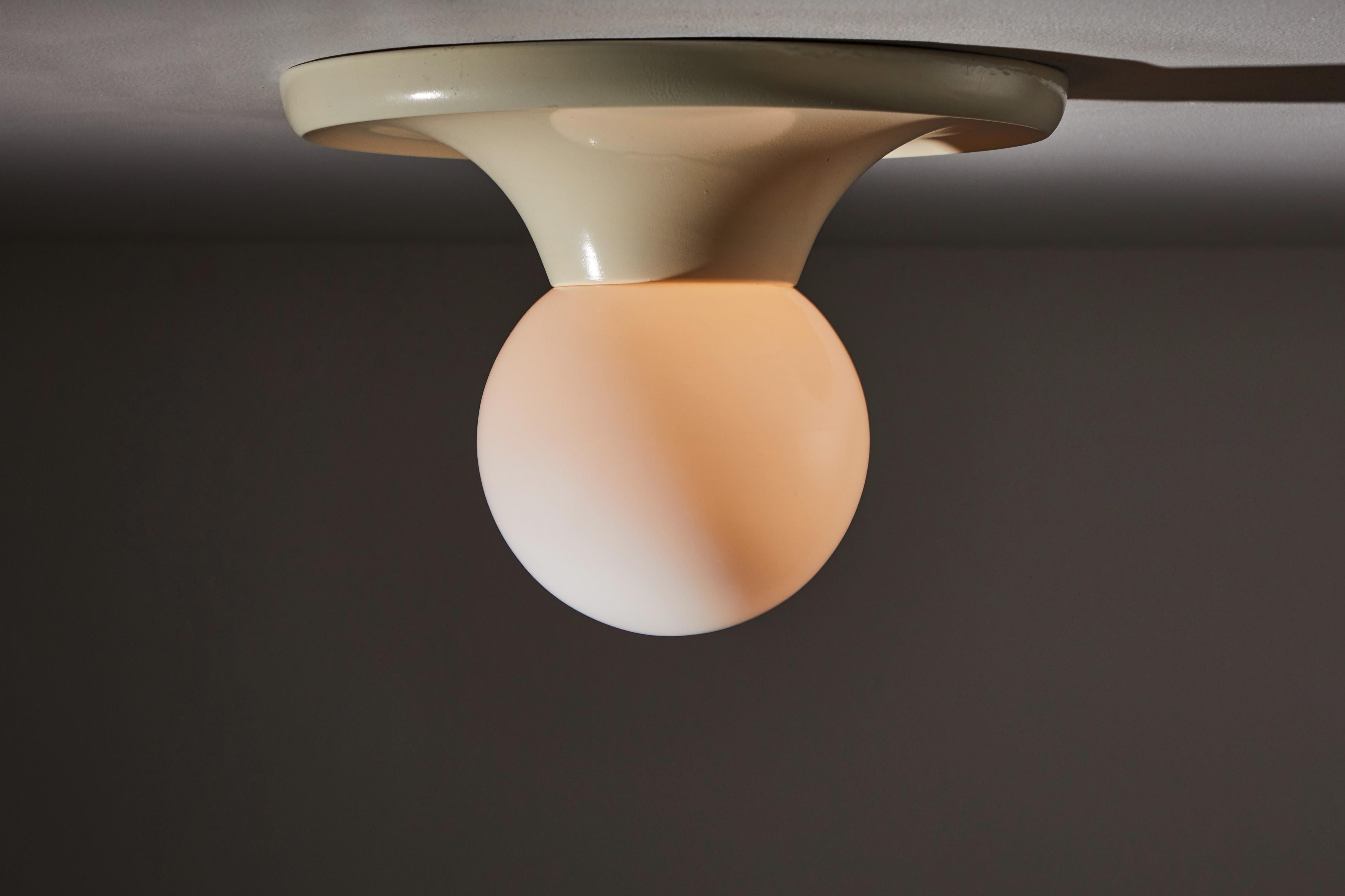 Mid-Century Modern Two Flushmount Ceiling Lights by Achille Castiglioni for Flos