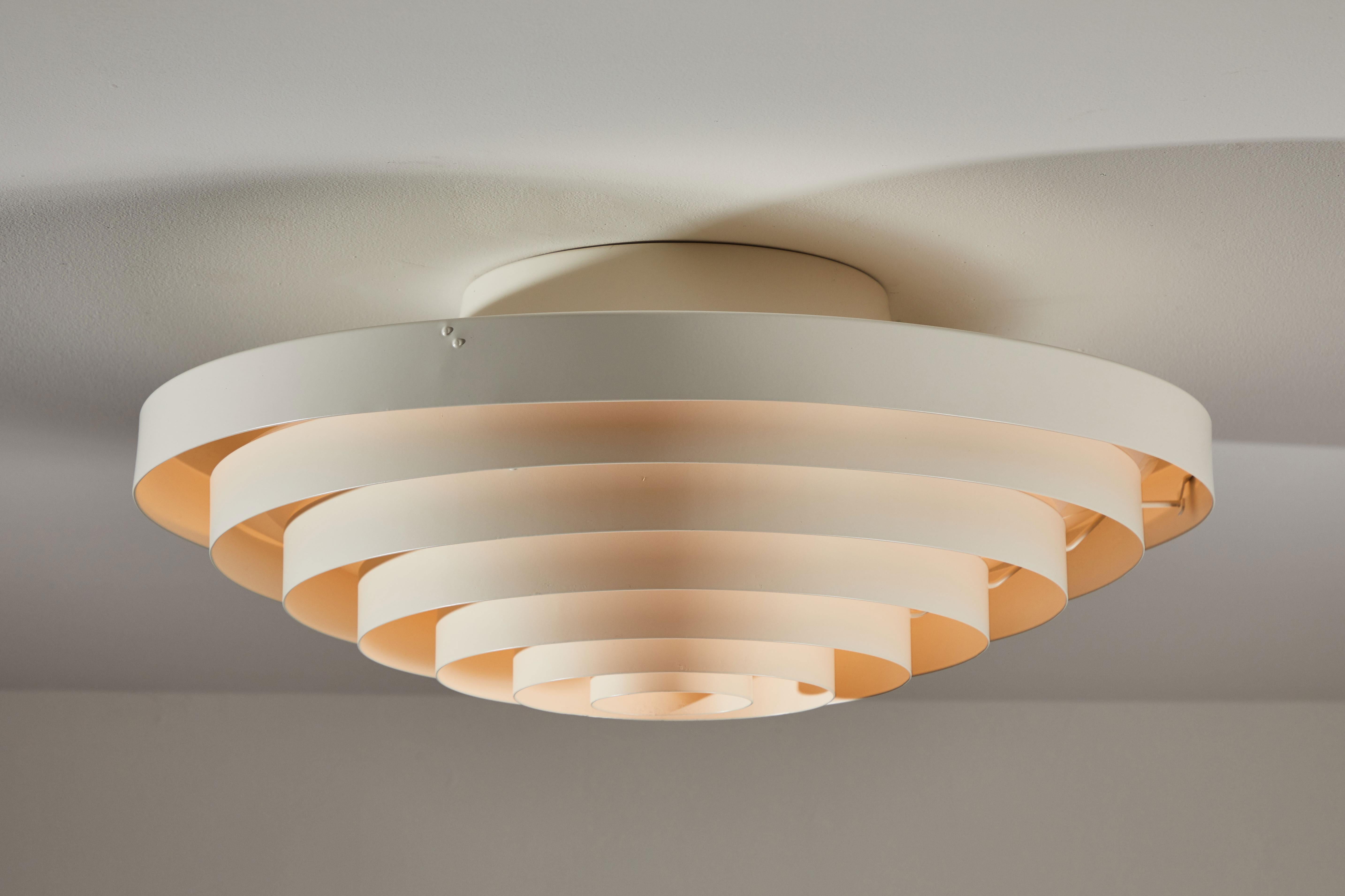 Mid-20th Century Two Flush Mount Ceiling Lights by Lisa Johansson-Pape for Orno