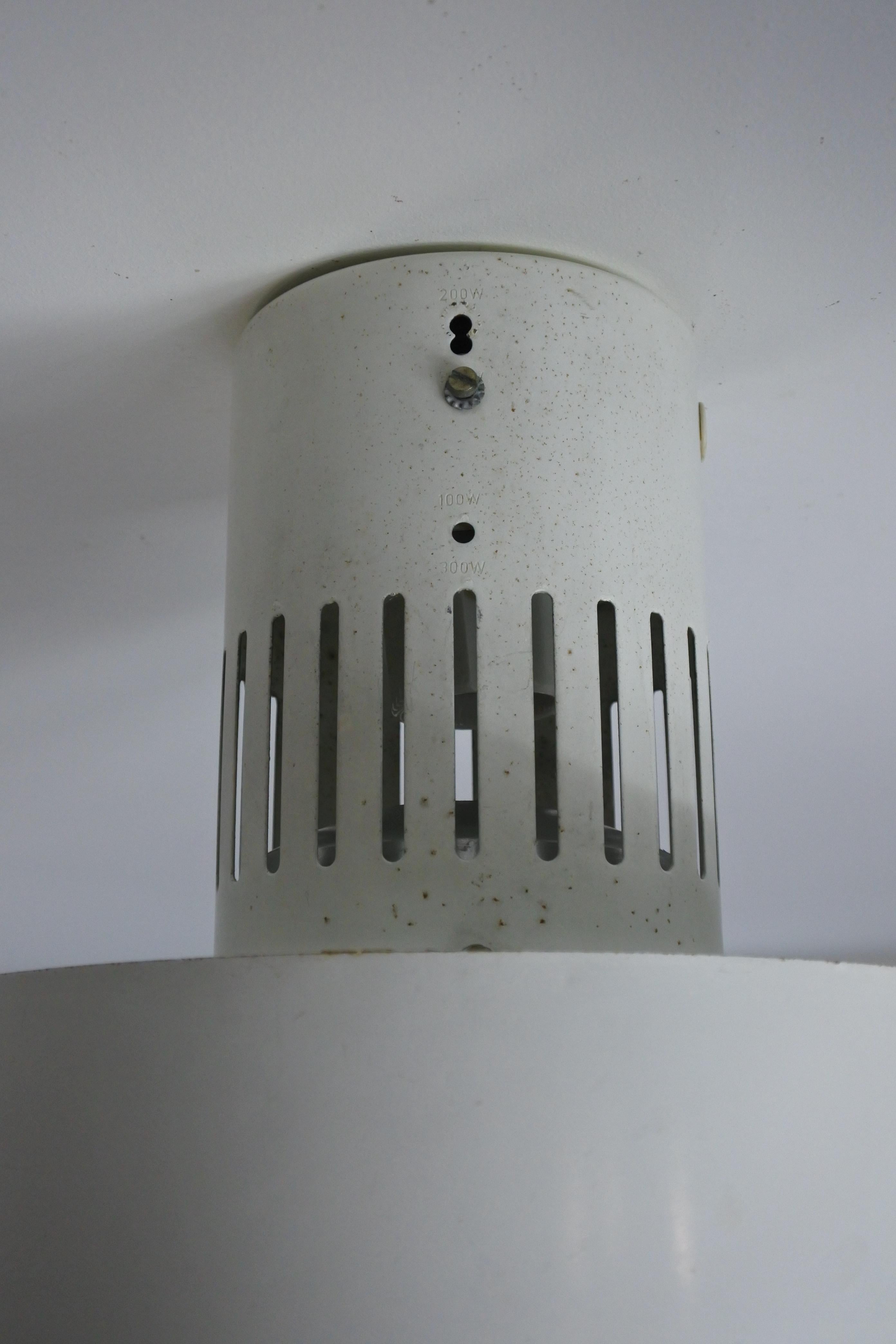 Two Flush Mount Ceiling Lights by Lisa Johansson-Pape & Orno, Finland 1950s 4