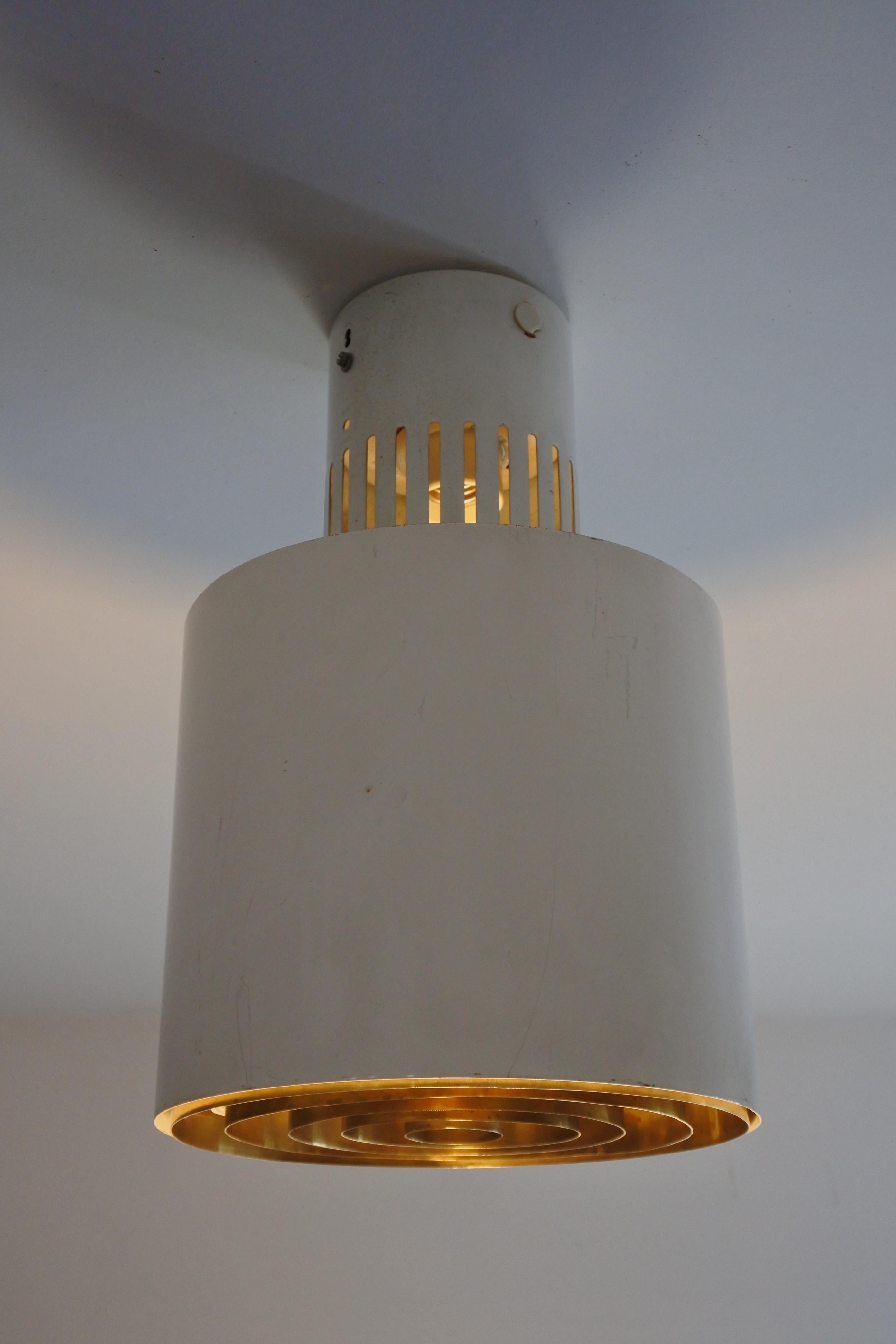 Two Flush Mount Ceiling Lights by Lisa Johansson-Pape & Orno, Finland 1950s 5