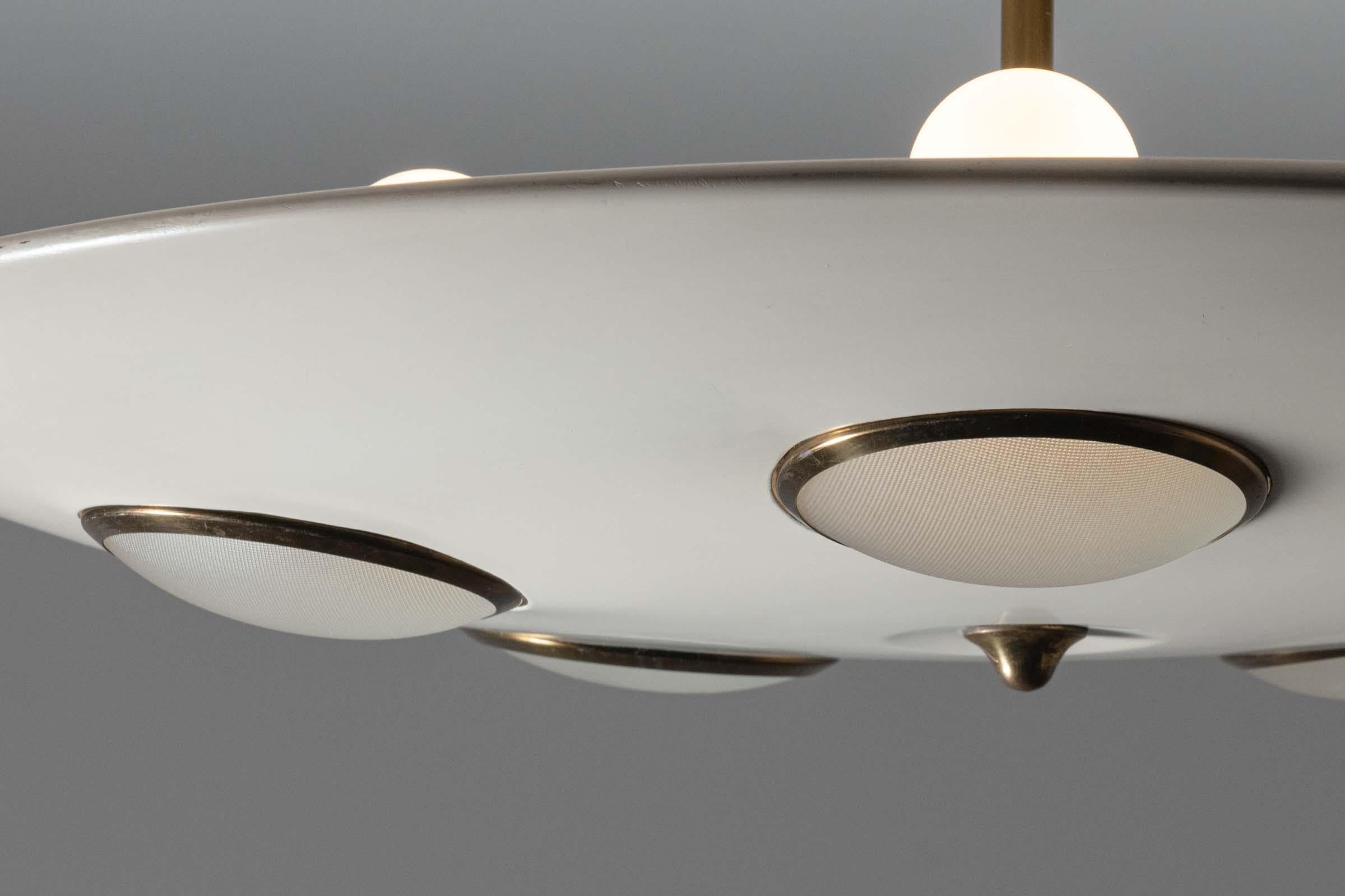 Italian Two Flush Mount Ceiling Lights by Lumen